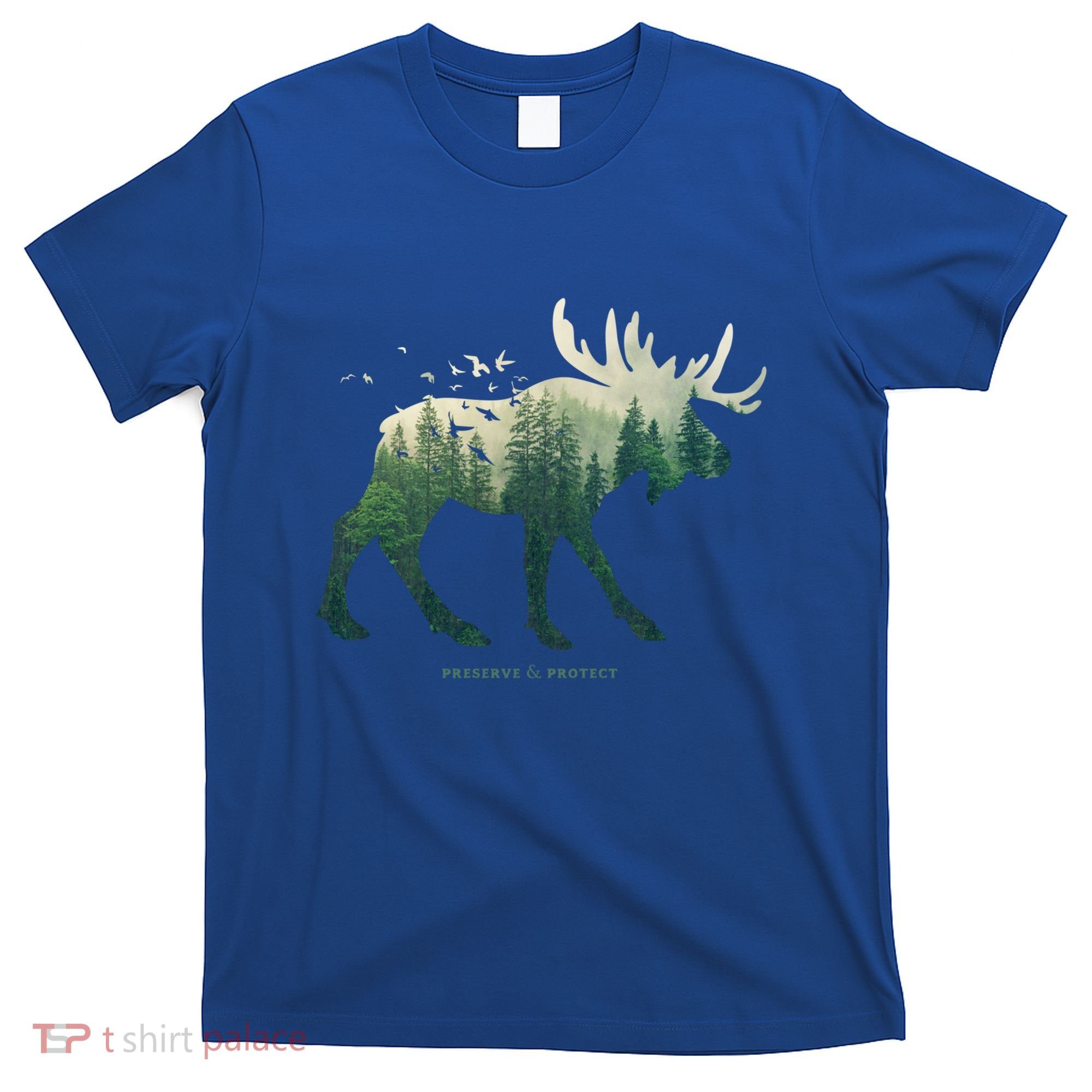 Preserve And Protect Vintage National Park Moose Gift T-Shirt