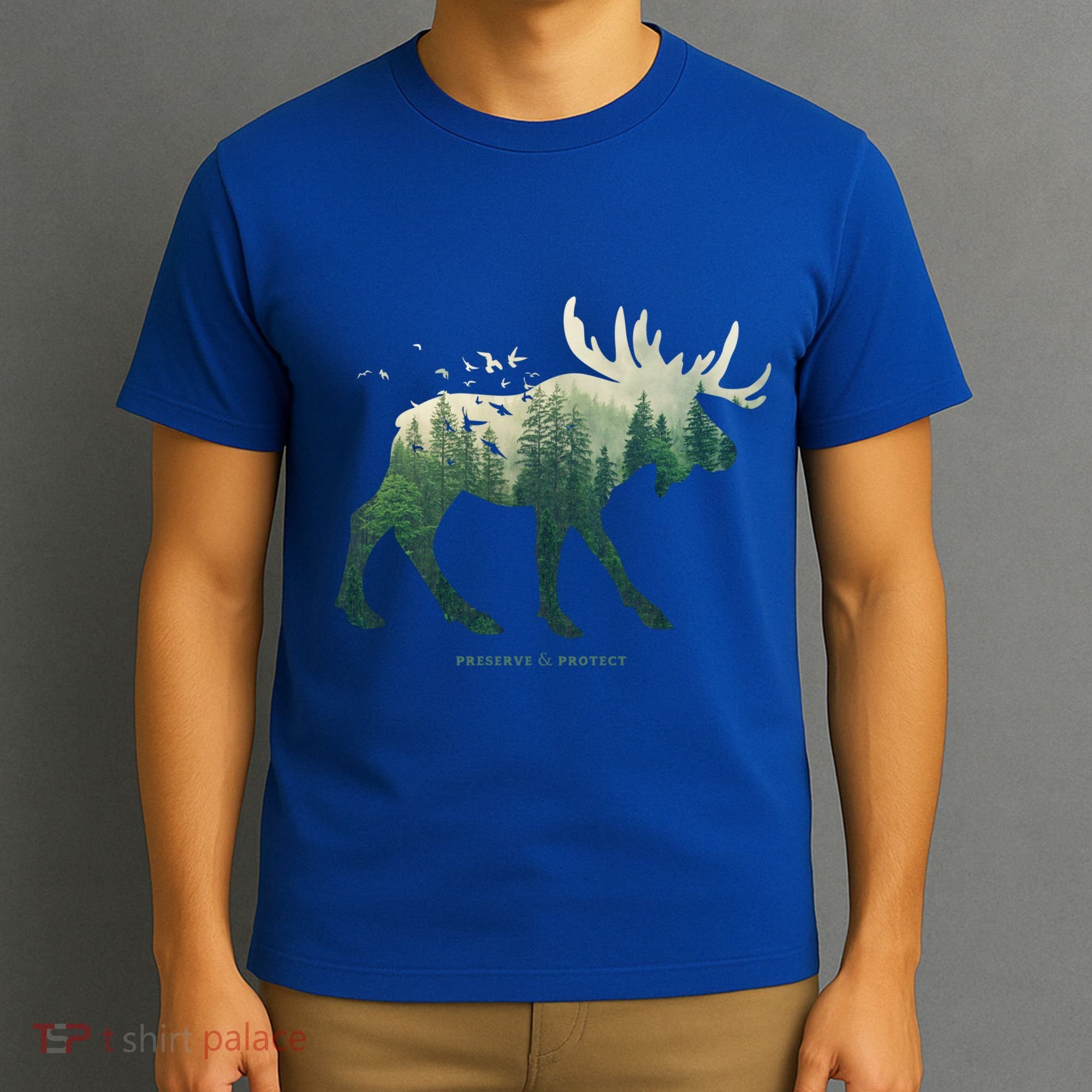 Preserve And Protect Vintage National Park Moose Gift T-Shirt