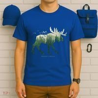Preserve And Protect Vintage National Park Moose Gift T-Shirt thumb 6