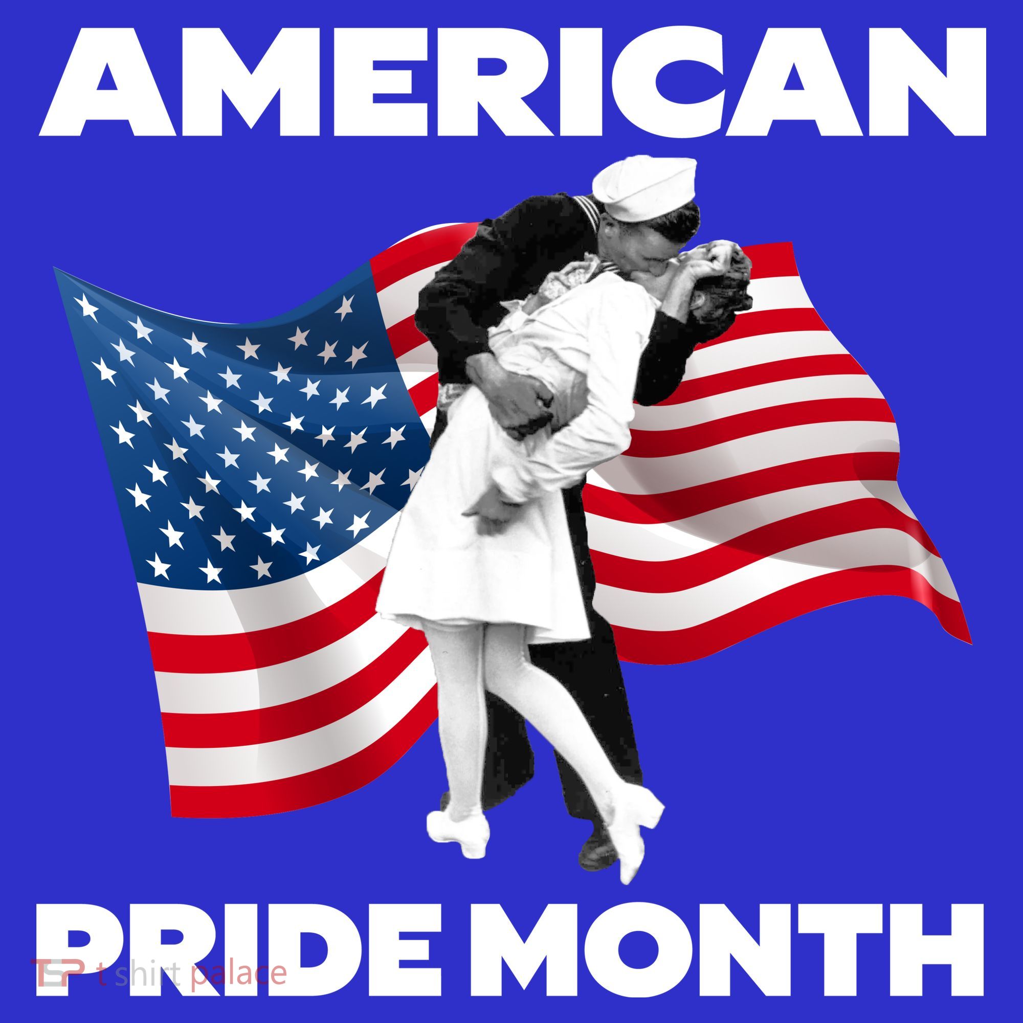 Patriotic American Pride Month Classic Wwii Soldier Kissing Nurse Visor