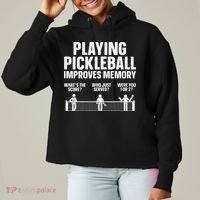 Pickleball Art Paddle Sport Pickleball Lover Ladies Heavyweight Boxy Pullover Hoodie thumb 0
