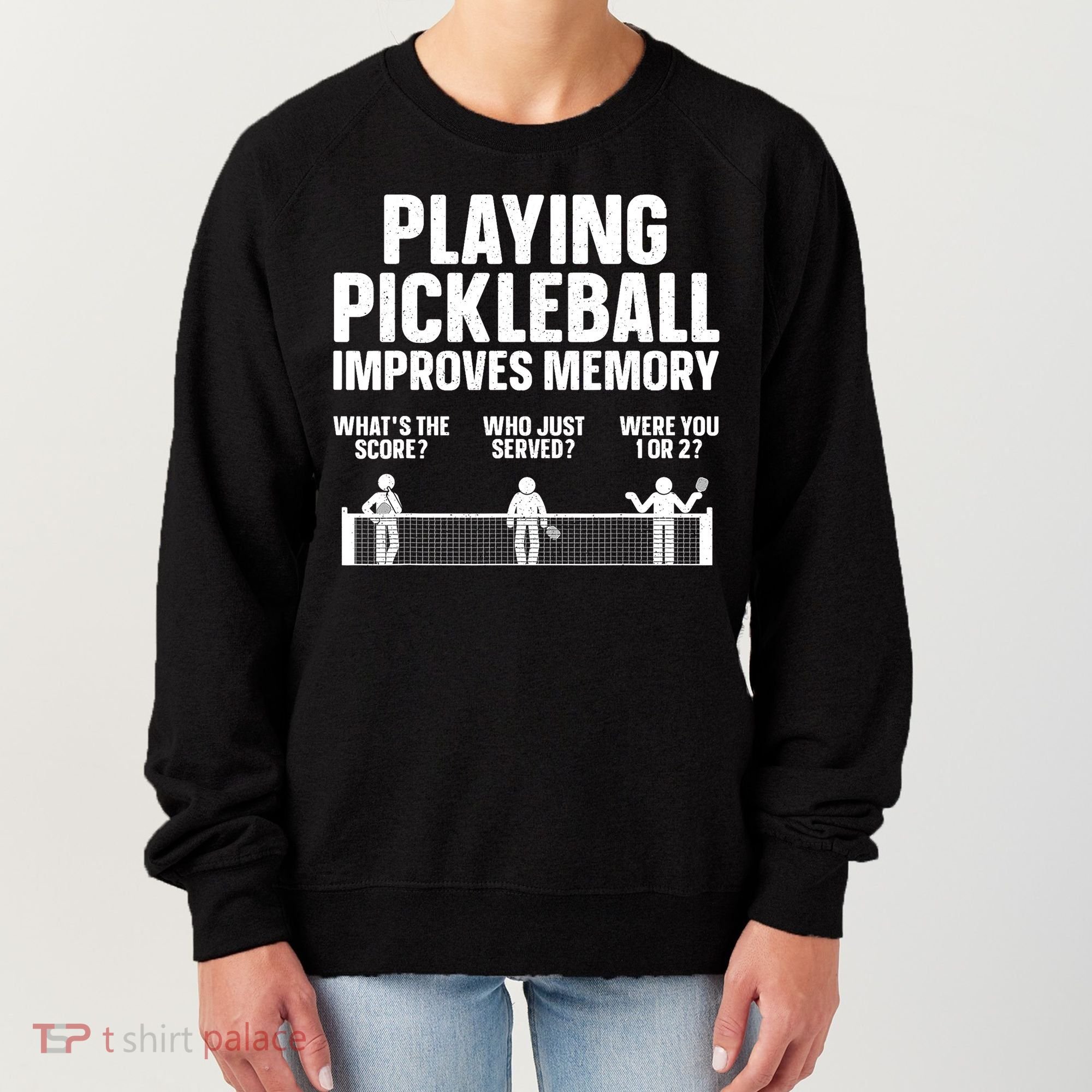 Pickleball Art Paddle Sport Pickleball Lover Women's Sweatshirt