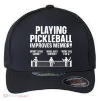 Pickleball Art Paddle Sport Pickleball Lover Flexfit Unipanel Trucker Cap thumb 0