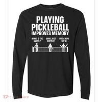 Pickleball Art Paddle Sport Pickleball Lover Comfort Colors Heavyweight Long Sleeve T-Shirt thumb 0