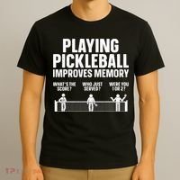 Pickleball Art Paddle Sport Pickleball Lover T-Shirt thumb 3