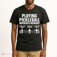 Pickleball Art Paddle Sport Pickleball Lover Tall T-Shirt thumb 2