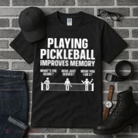 Pickleball Art Paddle Sport Pickleball Lover Tall T-Shirt thumb 3