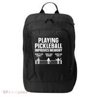 Pickleball Art Paddle Sport Pickleball Lover City Backpack thumb 0