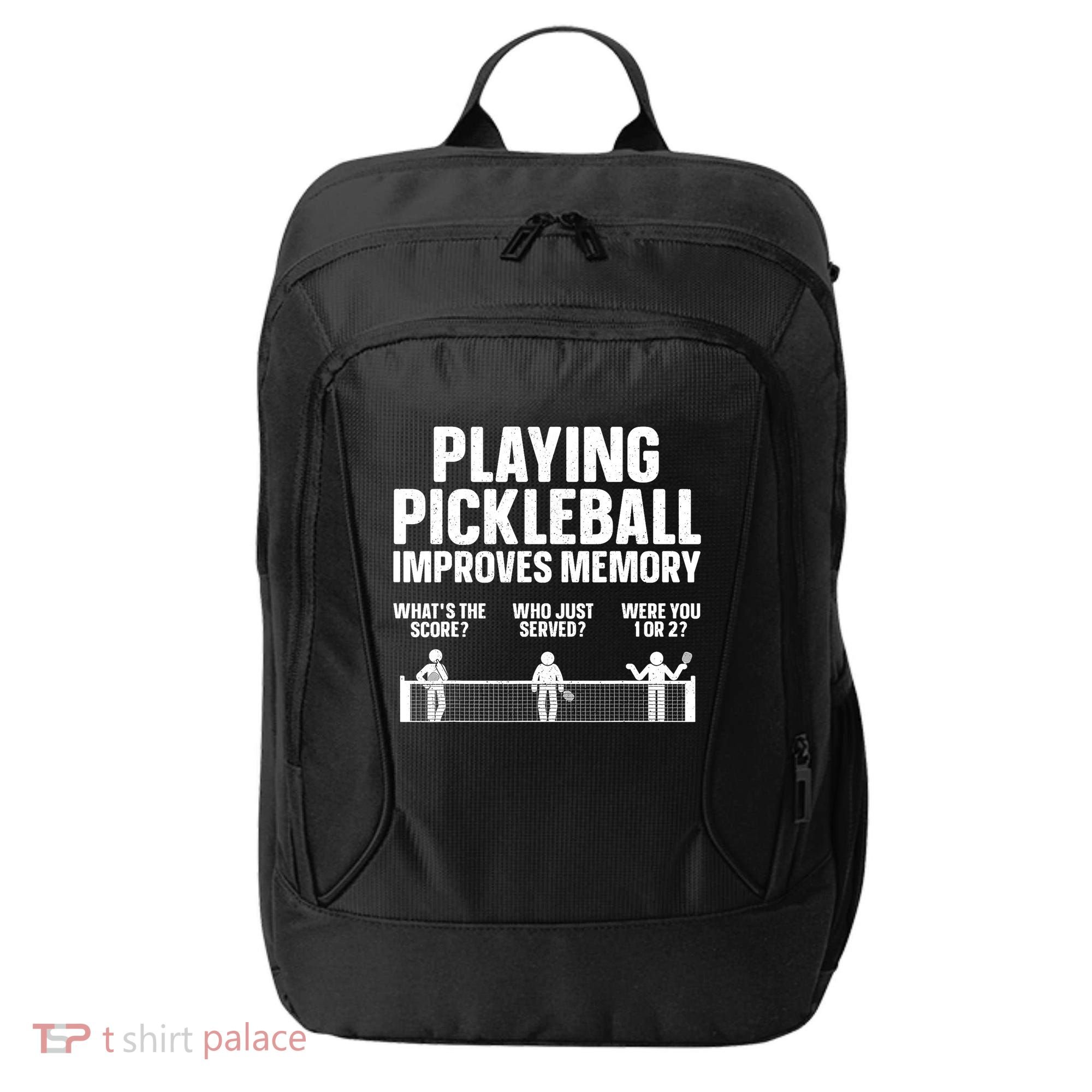 Pickleball Art Paddle Sport Pickleball Lover City Backpack