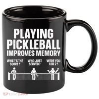 Pickleball Art Paddle Sport Pickleball Lover 11oz C Handle Ceramic Mug thumb 0