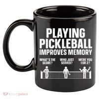 Pickleball Art Paddle Sport Pickleball Lover 11oz C Handle Ceramic Mug thumb 2