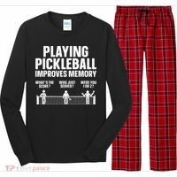 Pickleball Art Paddle Sport Pickleball Lover Long Sleeve Pajama Set thumb 0