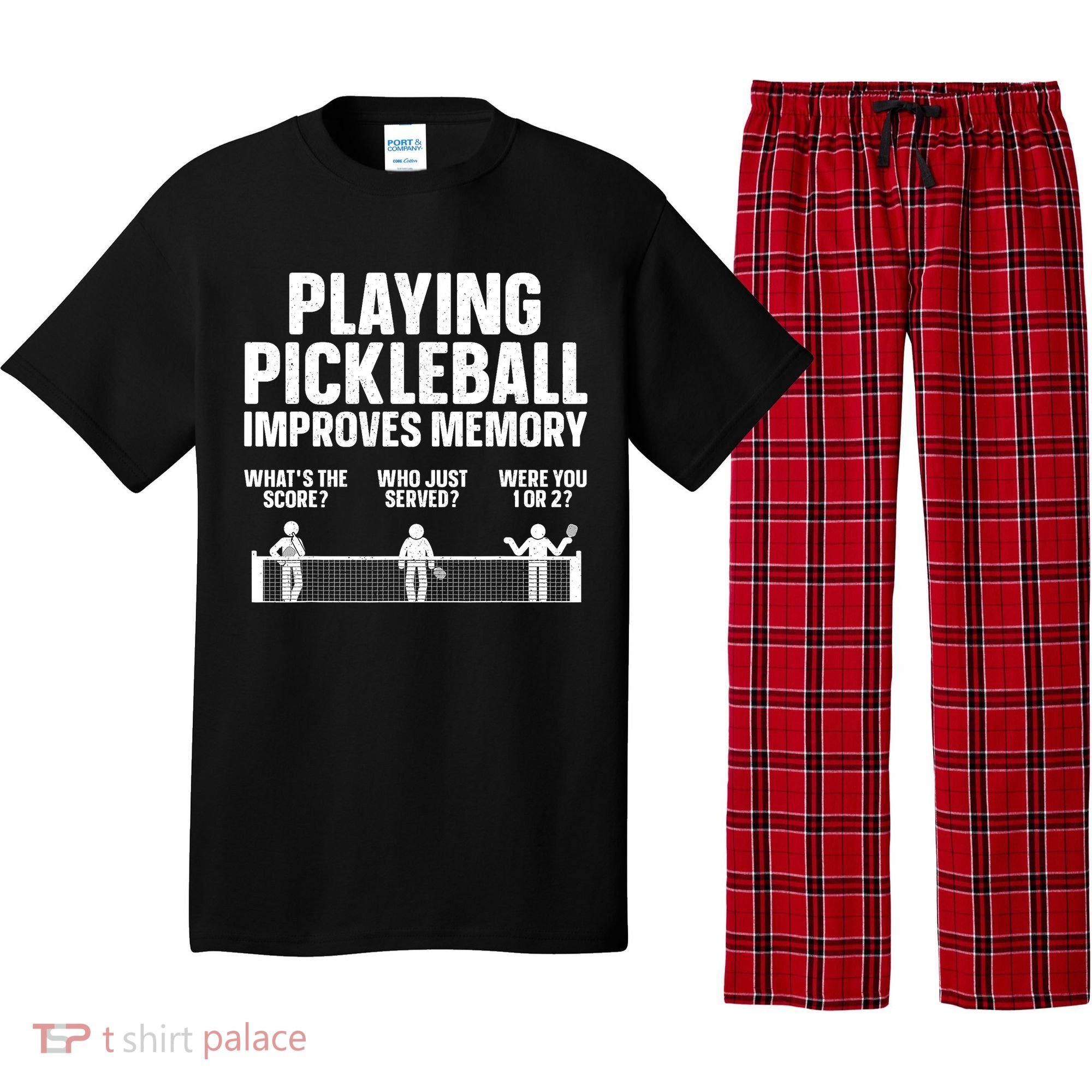 Pickleball Art Paddle Sport Pickleball Lover Pajama Set