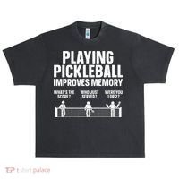 Pickleball Art Paddle Sport Pickleball Lover Urban Oversized Heavyweight T-Shirt thumb 0