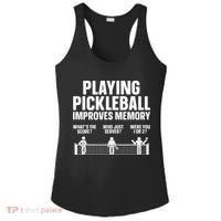 Pickleball Art Paddle Sport Pickleball Lover Ladies PosiCharge Competitor Racerback Tank thumb 0