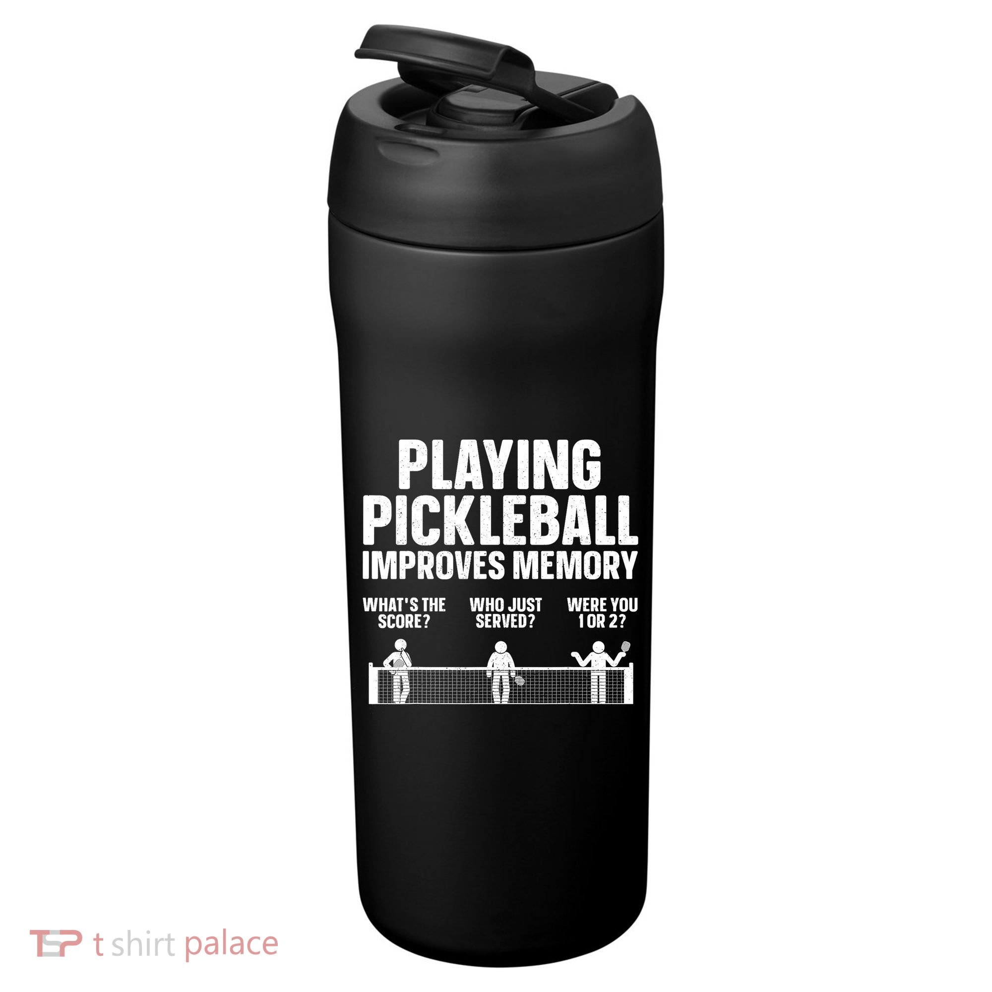 Pickleball Art Paddle Sport Pickleball Lover 24oz Duet Stainless Steel Tumbler
