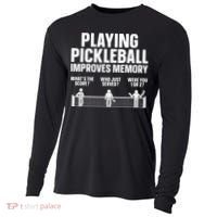 Pickleball Art Paddle Sport Pickleball Lover Cooling Performance Long Sleeve Crew thumb 0