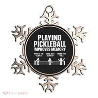 Pickleball Art Paddle Sport Pickleball Lover Ornament thumb 0