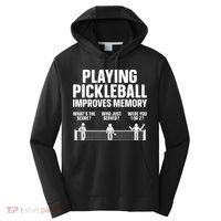 Pickleball Art Paddle Sport Pickleball Lover Performance Fleece Hoodie thumb 0