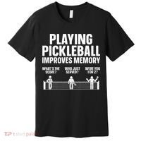 Pickleball Art Paddle Sport Pickleball Lover Premium T-Shirt thumb 0