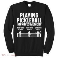 Pickleball Art Paddle Sport Pickleball Lover Tall Sweatshirt thumb 0
