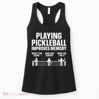 Pickleball Art Paddle Sport Pickleball Lover Women's Tank Top thumb 0