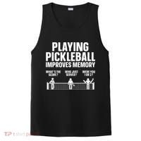 Pickleball Art Paddle Sport Pickleball Lover PosiCharge Competitor Tank thumb 0