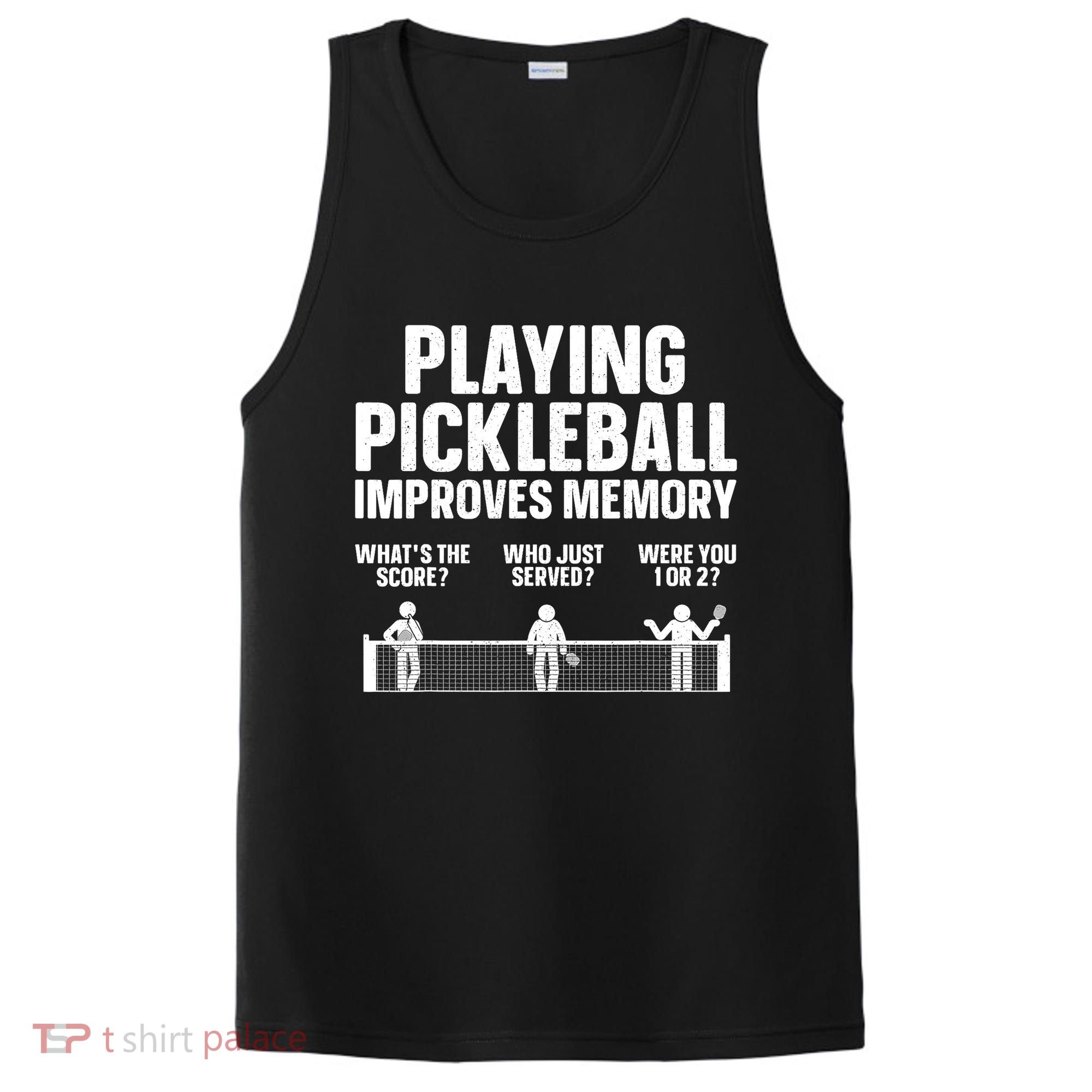Pickleball Art Paddle Sport Pickleball Lover PosiCharge Competitor Tank