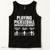 Pickleball Art Paddle Sport Pickleball Lover Tank Top thumb 2