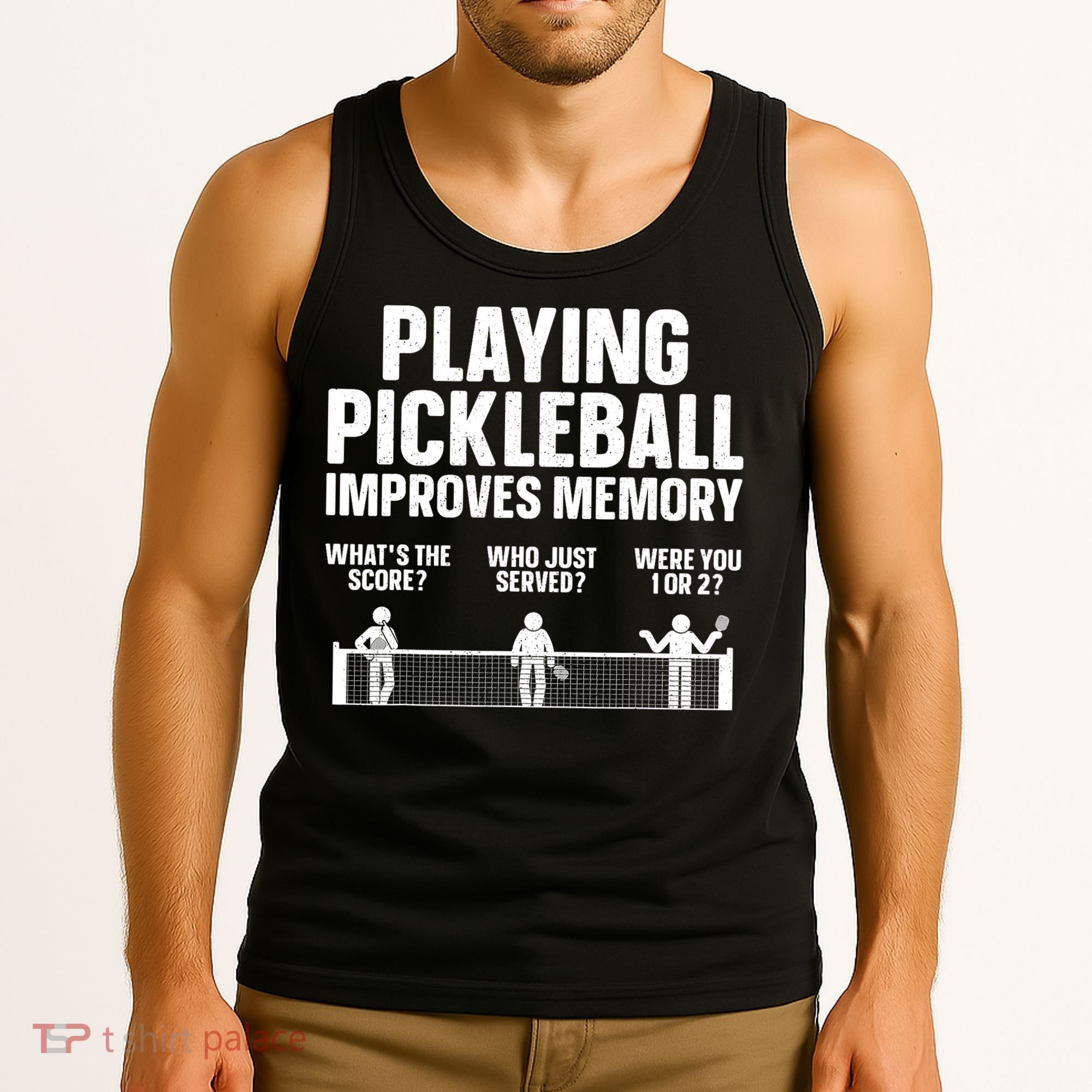 Pickleball Art Paddle Sport Pickleball Lover Tank Top