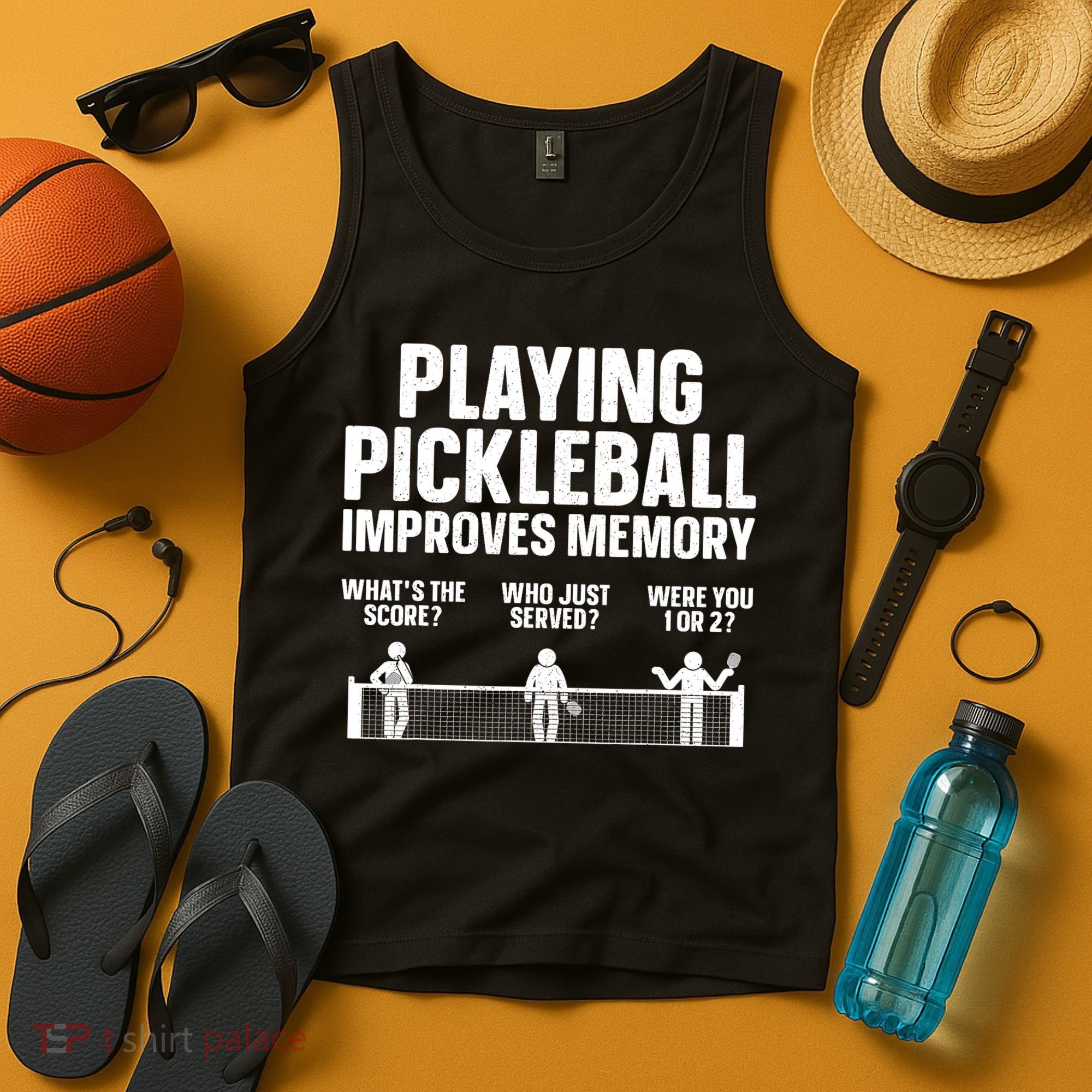 Pickleball Art Paddle Sport Pickleball Lover Tank Top
