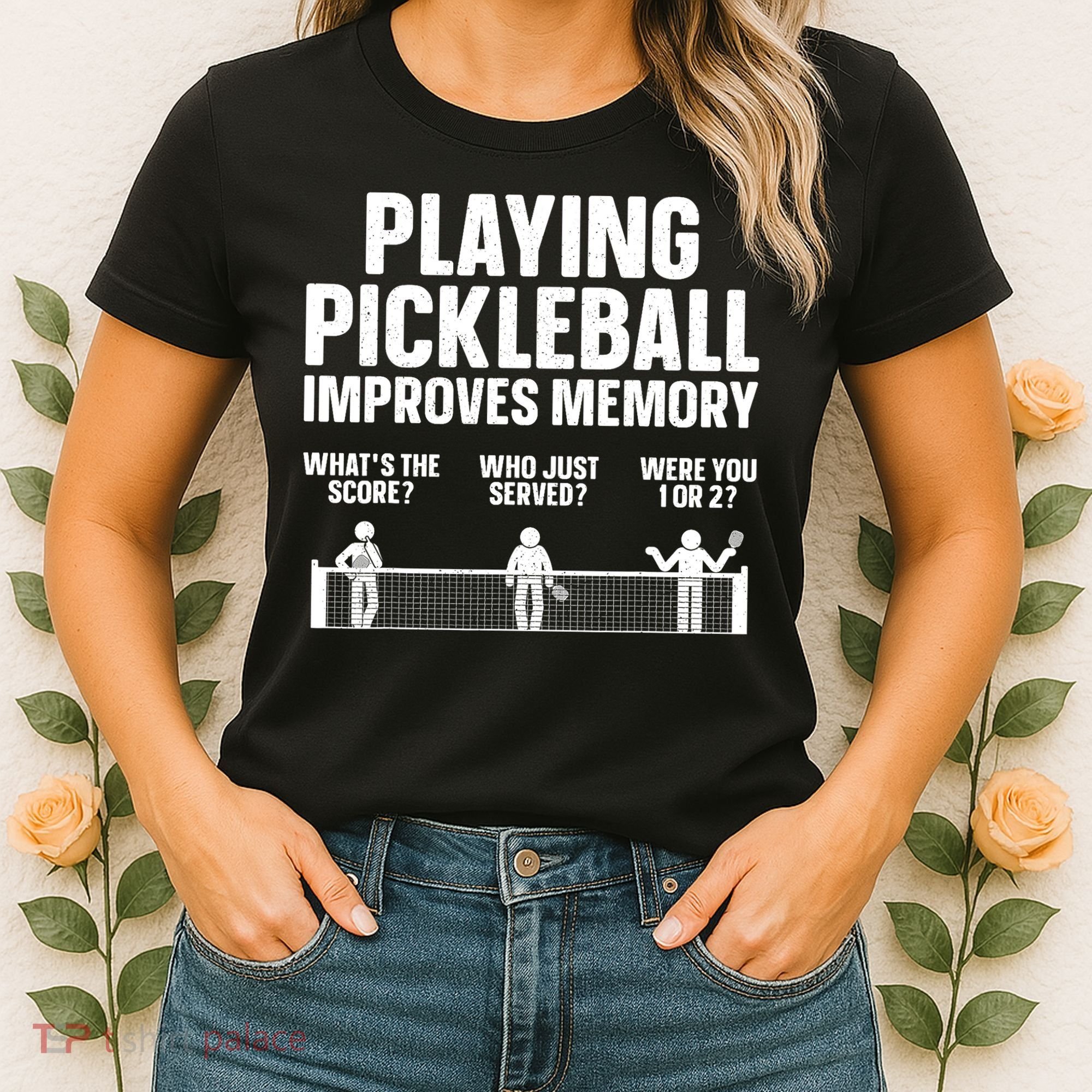 Pickleball Art Paddle Sport Pickleball Lover Women's T-Shirt