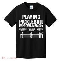 Pickleball Art Paddle Sport Pickleball Lover Kids T-Shirt thumb 0