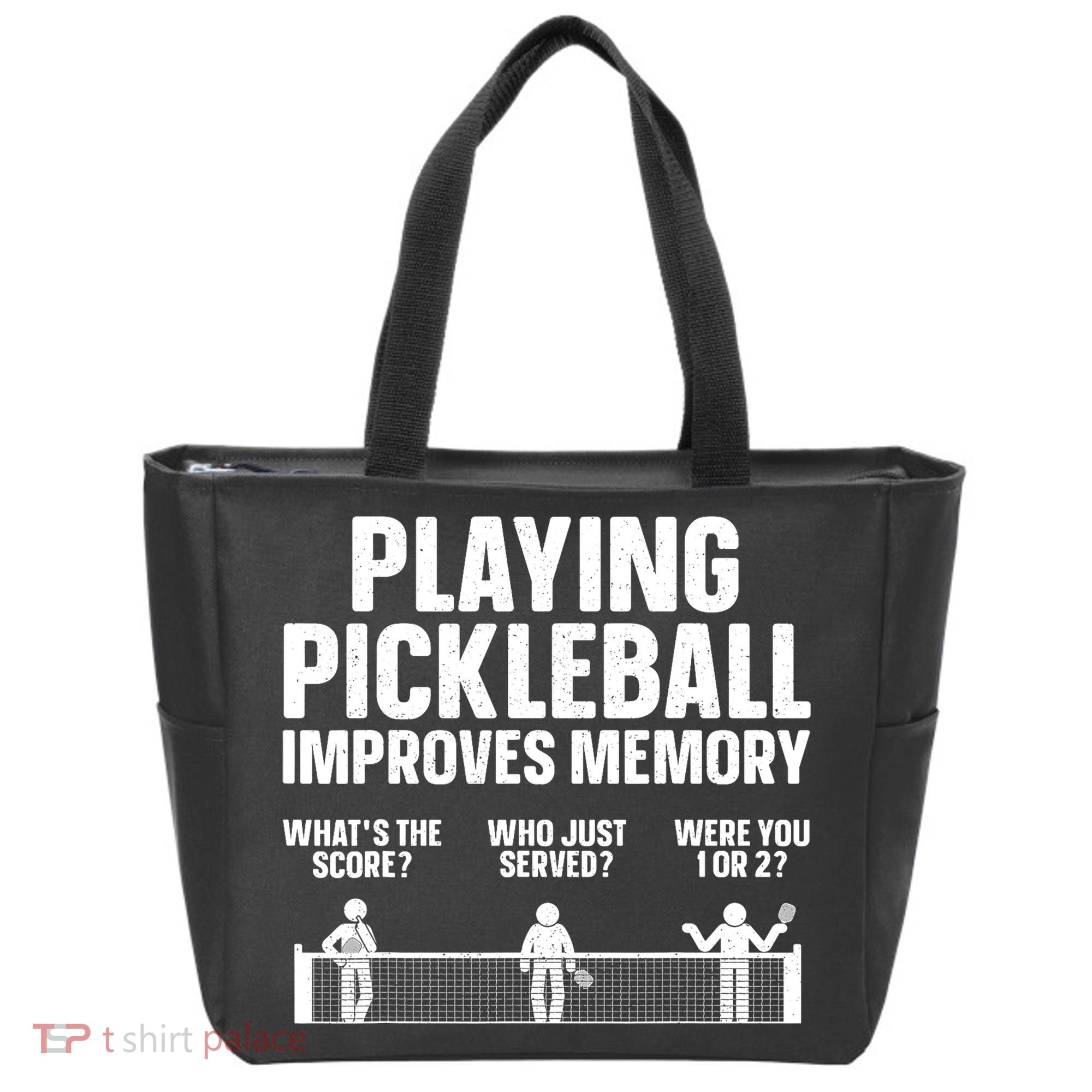 Pickleball Art Paddle Sport Pickleball Lover Tote Bag