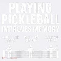 Pickleball Art Paddle Sport Pickleball Lover Garment-Dyed Sweatshirt thumb 2
