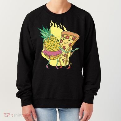 Pizza And Pineapple Dancing Women's Sweatshirt