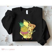 Pizza And Pineapple Dancing Sweatshirt thumb 2