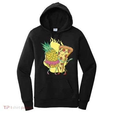 Pizza And Pineapple Dancing Women's Hoodie