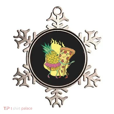 Pizza And Pineapple Dancing Ornament