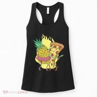 Pizza And Pineapple Dancing Women's Tank Top thumb 0