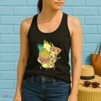 Pizza And Pineapple Dancing Women's Tank Top thumb 2
