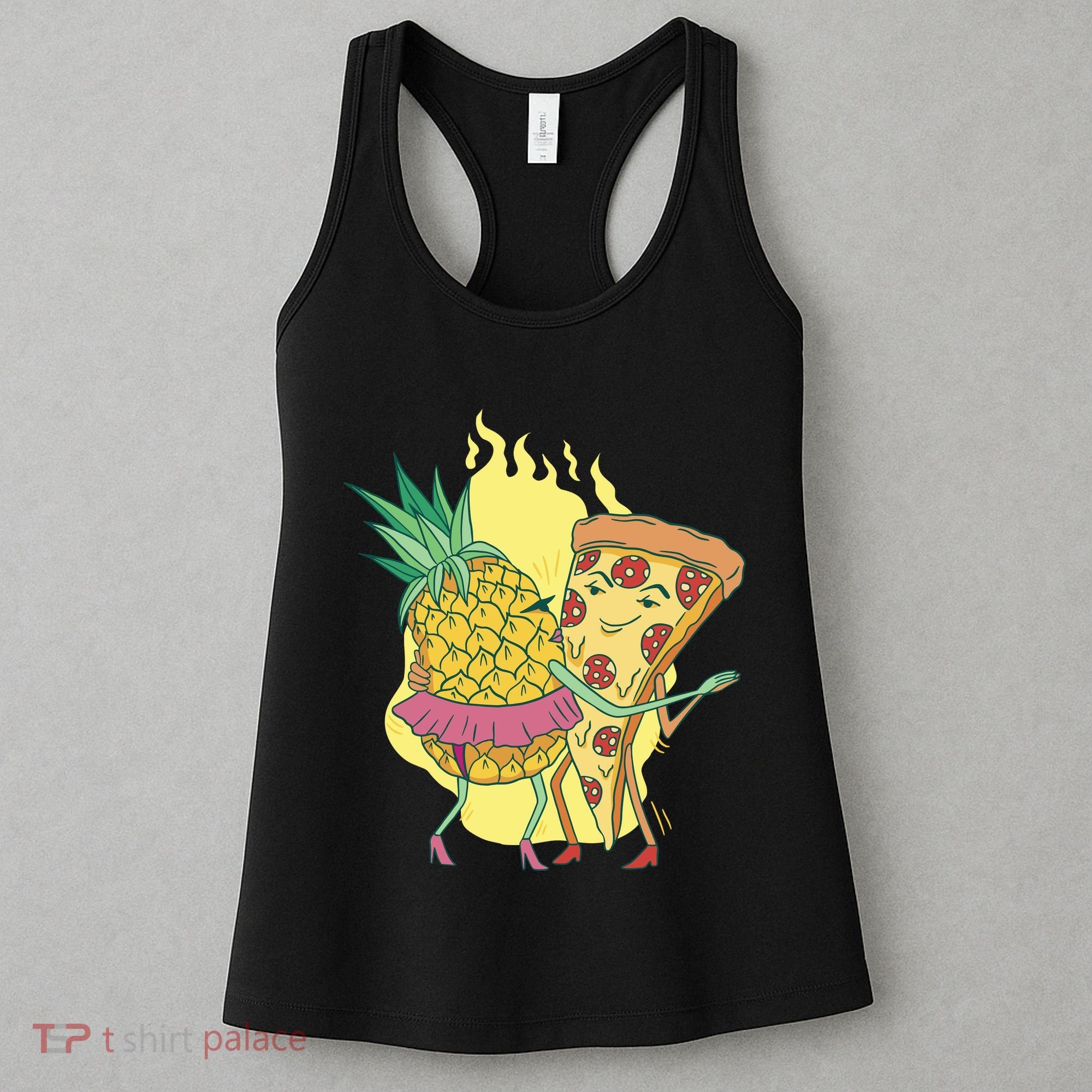 Pizza And Pineapple Dancing Women's Tank Top
