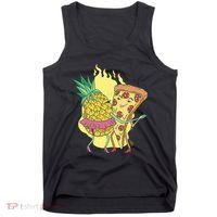 Pizza And Pineapple Dancing Tank Top thumb 0