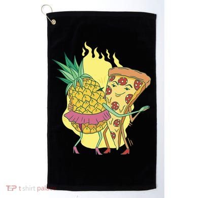 Pizza And Pineapple Dancing Golf Towel