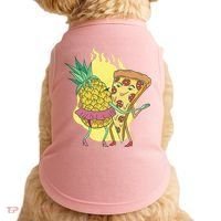 Pizza And Pineapple Dancing Doggie Tank thumb 0