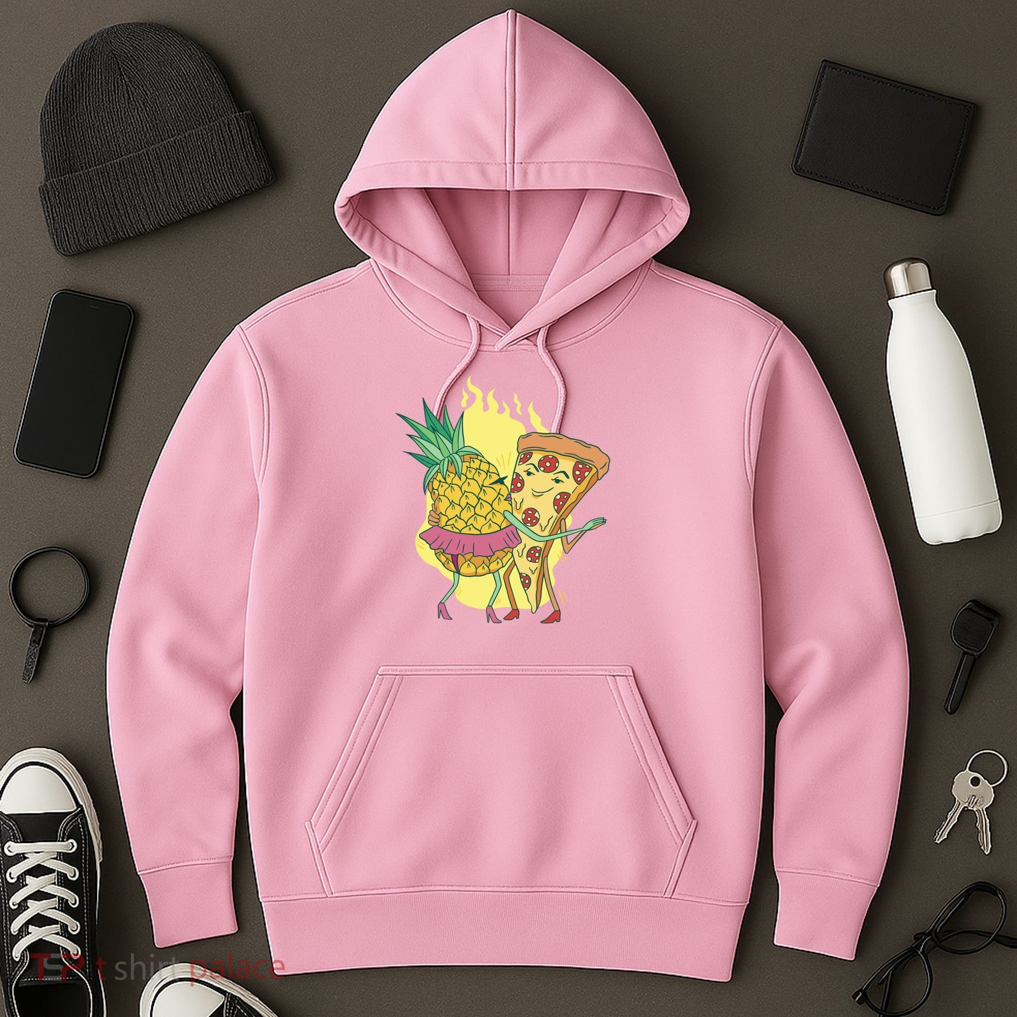 Pizza And Pineapple Dancing Hoodie