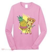 Pizza And Pineapple Dancing Long Sleeve Shirt thumb 0