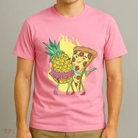 Pizza And Pineapple Dancing T-Shirt thumb 3