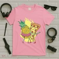 Pizza And Pineapple Dancing T-Shirt thumb 5