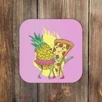 Pizza And Pineapple Dancing Coaster thumb 0